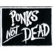 PARCHE BORDADO PUNKS NOT DEAD 100