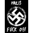 ANTIFASCIST ACTION / Nazis fuck off Sudadera Con Cremallera y Caputcha combinada 100