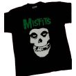 MISFITS-1 calavera letras  verdes 100