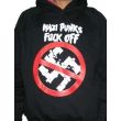 NAZI PUNKS FUCK OFF Sudadera Sin Cremallera con Caputcha 100