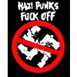 NAZI PUNKS FUCK OFF Sudadera Sin Cremallera con Caputcha 100