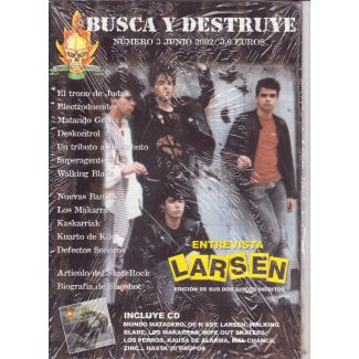 BUSCA Y DESTRUYE #3 (2002) FANZINE+CD