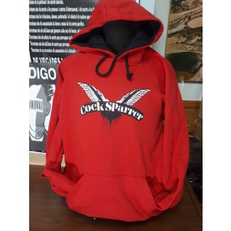 COCK SPARRER Sudadera Sin Cremallera con Caputcha 100