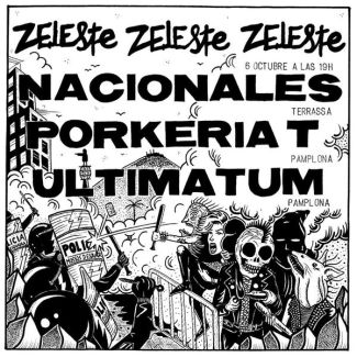 ULTIMATUM+PORKERIA T + LOS NACIONALES  vinilo negro