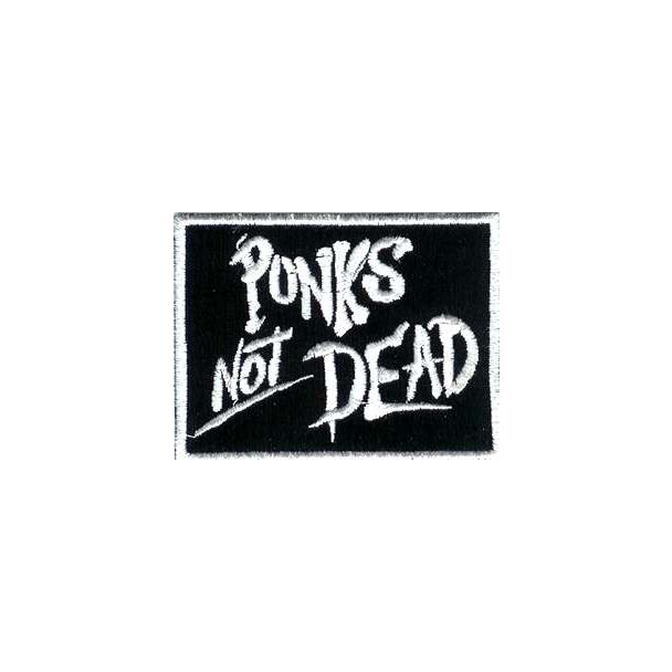 PARCHE BORDADO PUNKS NOT DEAD 100