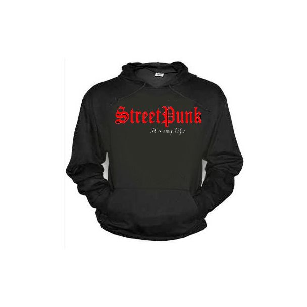 STREETPUNK It's my life Sudadera Sin Cremallera con Caputcha 100