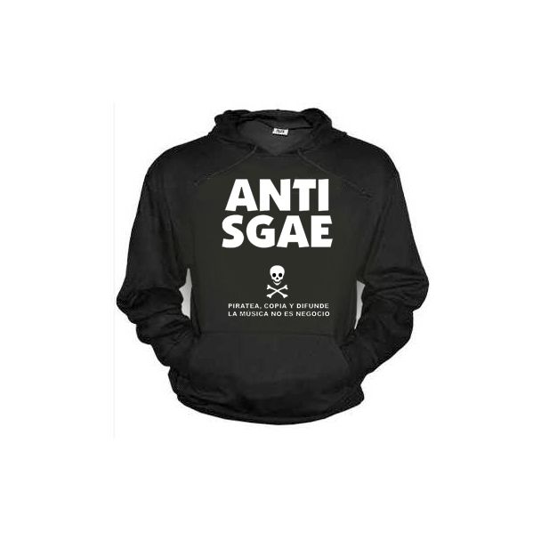 ANTISGAE Sudadera Sin Cremallera con Caputcha 100