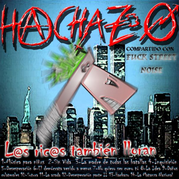 HACHAZO / FUCK STREET NOISE Los ricos tambi​é​n lloran / Humanidad deshumanizada SPLIT CD