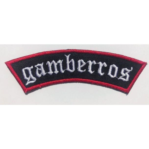 PARCHE BORDADO GAMBERROS