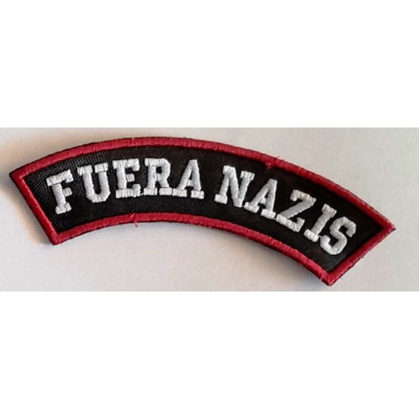 PARCHE BORDADO FUERA NAZIS