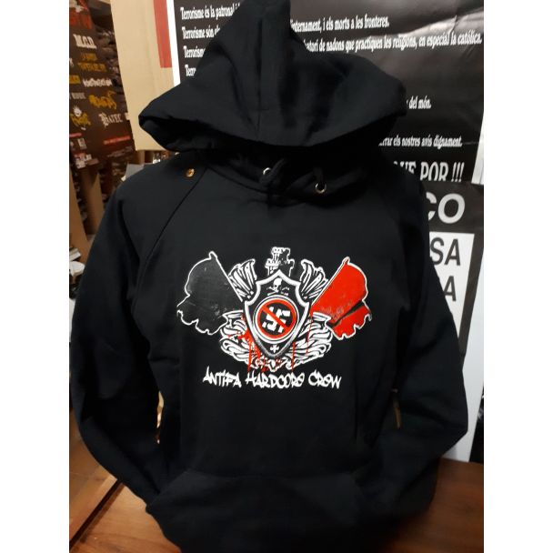 HARDCORE ANTIFA CREW  KOP Sudadera Sin Cremallera con Capucha 100