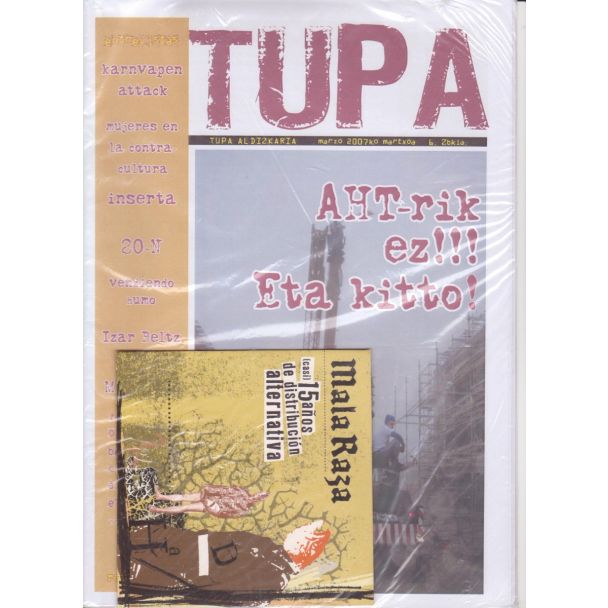 TUPA #6 FANZINE+CD