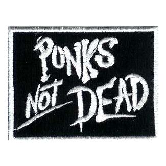 PARCHE BORDADO PUNKS NOT DEAD 100