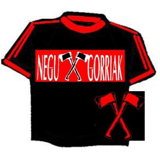 NEGU GORRIAK negra vivos rojos  (155) 100