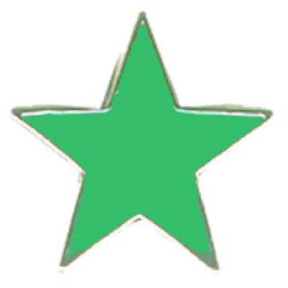 CHAPA METÁLICA 201 - ESTRELLA VERDE 100