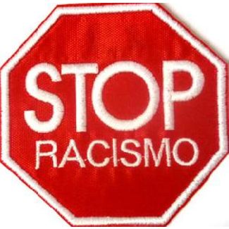 PARCHE BORDADO STOP RACISMO