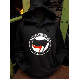 ANTIFASCISTISCHE AKTION Sudadera Sin Cremallera con Caputcha 100