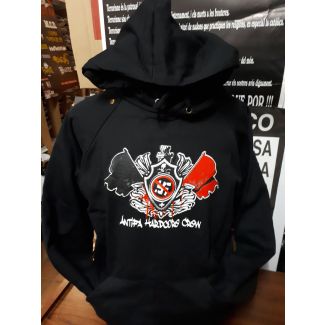 HARDCORE ANTIFA CREW  KOP Sudadera Sin Cremallera con Capucha 100