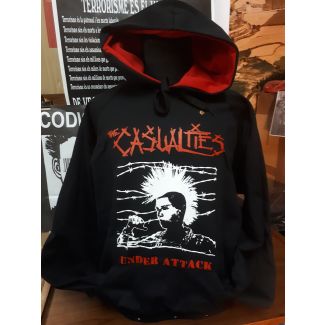 THE CASUALTIES Sudadera Sin Cremallera con Capucha